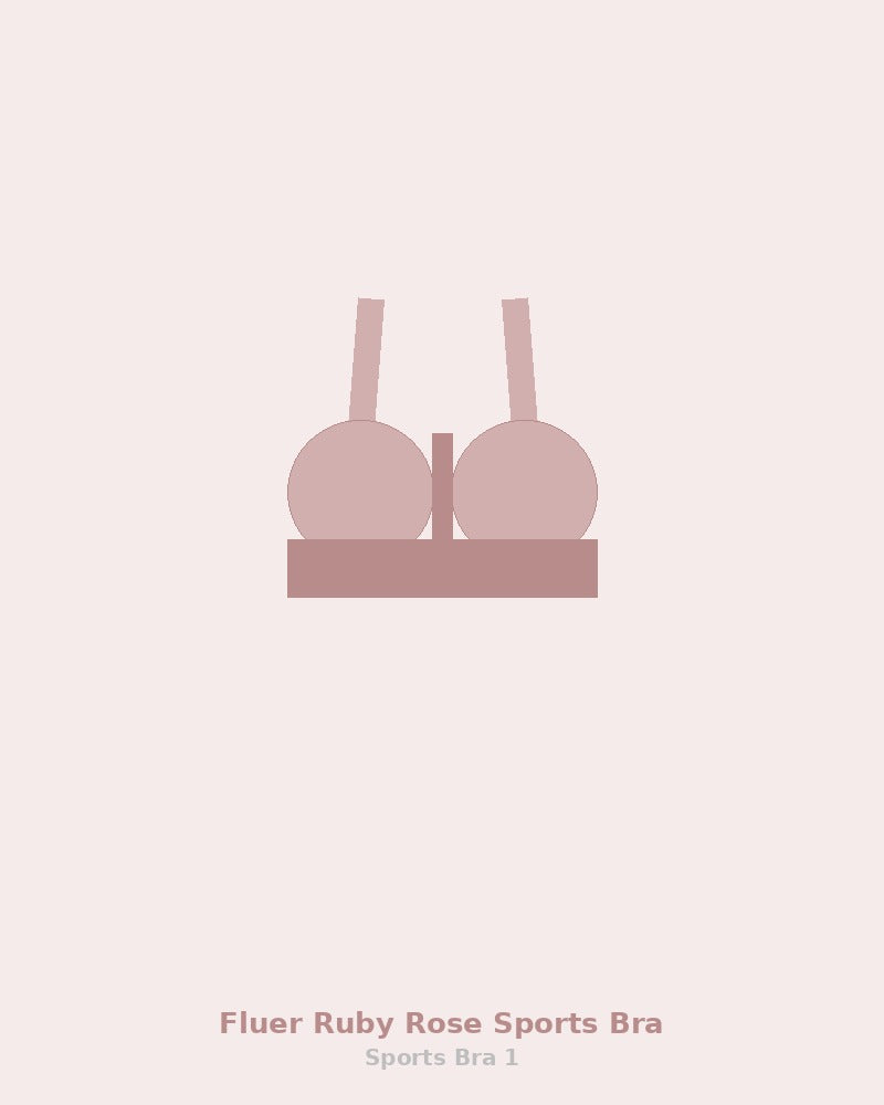 Fluer Ruby Rose Sports Bra