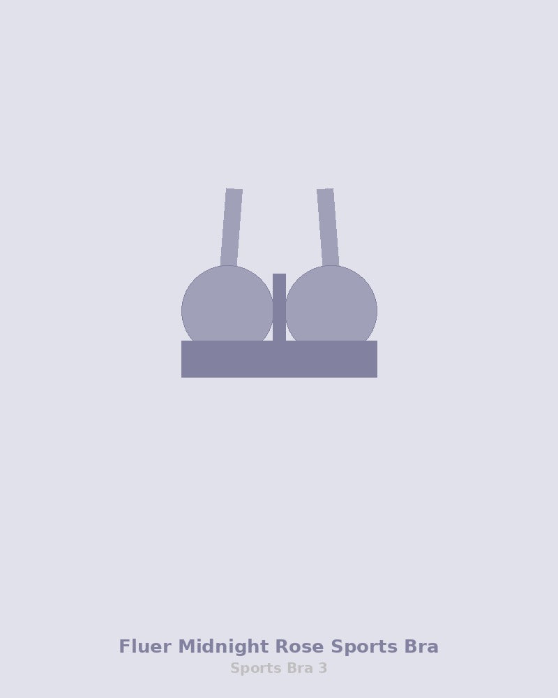 Fluer Midnight Rose Sports Bra